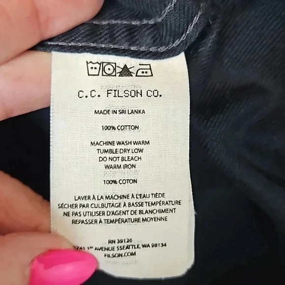 Filson Lightweight Alaskan Guide Shirt Blue 3XL - Picture 5 of 5